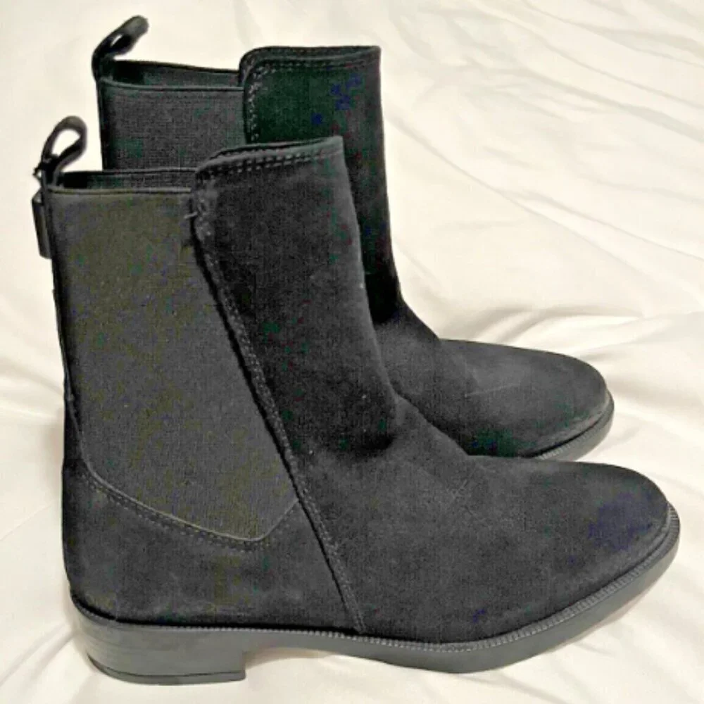 Emanuele Crasto Chelsea Black Italian Leather Distressed Boots NWT
